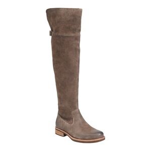 Kork-Ease Addison Over the Knee Suede Boot Taupe 8.5 NWOT